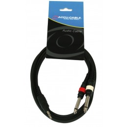 American DJ Dj AC-J3S-2J6M/1,5 Шнур мини джек стерео - 2 джека 6.3