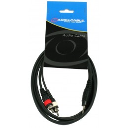 American DJ Dj AC-J3S-2RM/1,5 шнур мини/джек/2RCA 1.5 метра
