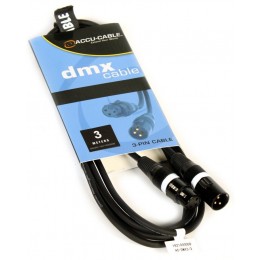 American DJ AC-DMX3/3 шнур DMX XLR/XLR, 3 метра