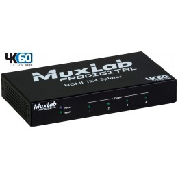 Muxlab 4K/60 Сплиттер 1х4 HDMI