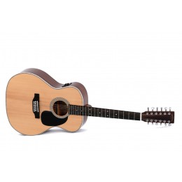 Sigma JM12-1STE+ Гитара электроакустическая 12-струнная