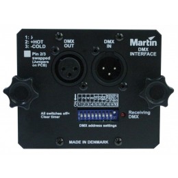 Martin Magnum 1200, 2500 DMX-интерфейс