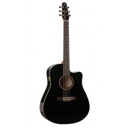 Seagull ENTOURAGE CW QI Black GT Электроакустическая гитара с кейсом