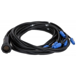 RCF AC POWER CABLE 6X TTL55 Мультикабель питания