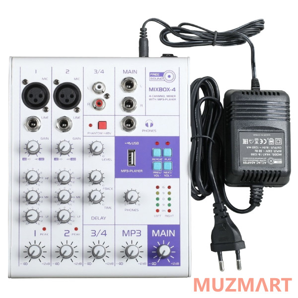Free Sound MIXBOX-4 Микшерный пульт