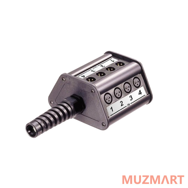 Neutrik NSB1A-8/4 Распределительная коробка 8 XLR "мама" - 4 XLR "папа"