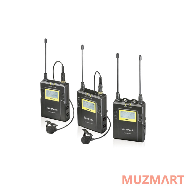 Saramonic UwMic9(TX9+TX9+RX9) Накамерная UHF радиосистема