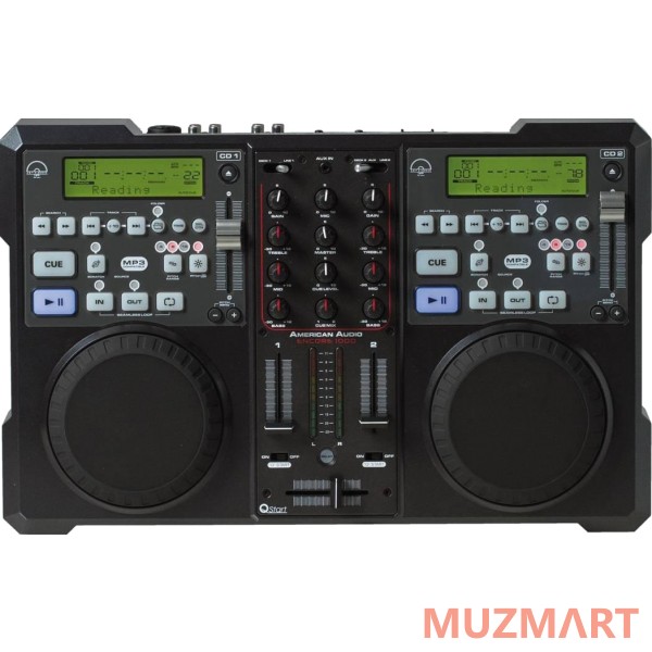 American Audio CK 800 MP3 2-х карманный CD-моноблок