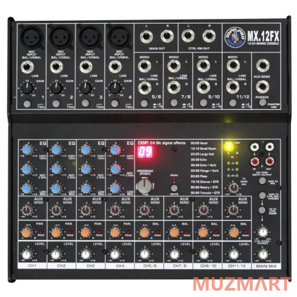 Topp Pro MX.12 FX Микшерный пульт компактный