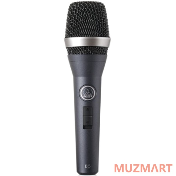 AKG D5S Вокальный динамический суперкардиоидный микрофон с выключателем