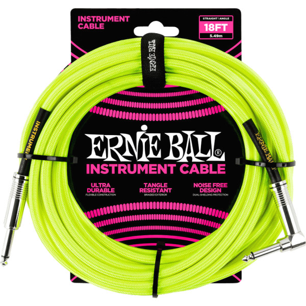Ernie Ball 6085 Кабель инструментальный 5,49 м