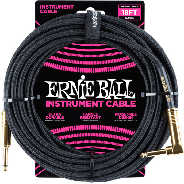 Ernie Ball 6086 Кабель инструментальный 5,49 м