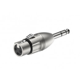 Roxtone RA3XFJM Переходник 3P XLR Female - 6.3 stereo Jack Male