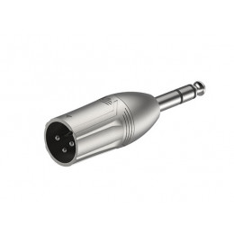 Roxtone RA3XMJM Переходник 3P XLR Male - 6,3mm stereo Jack Male
