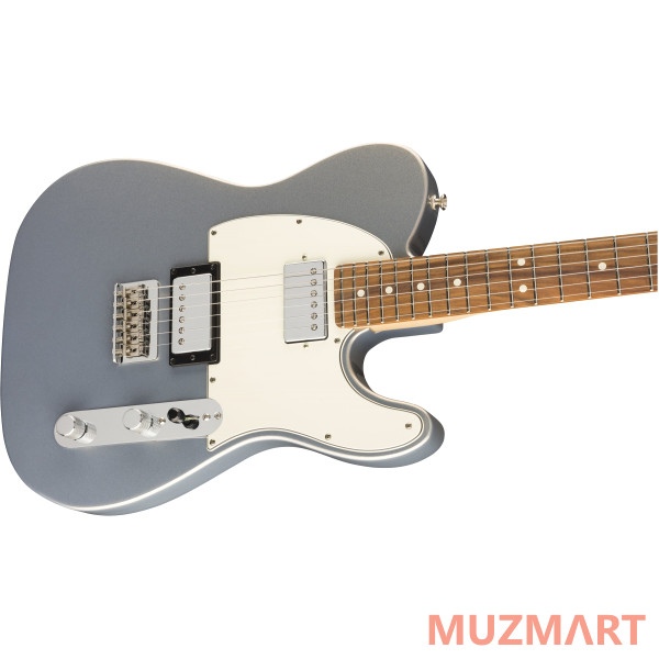 Fender PLAYER TELECASTER HH, PAU FERRO FINGERBOARD, SILVER Электрогитара