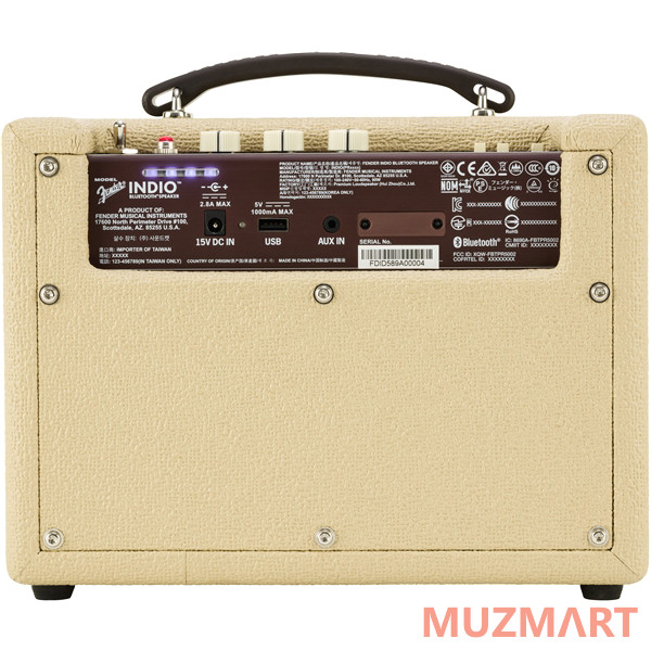 Fender INDIO BT BLONDE Портативная колонка