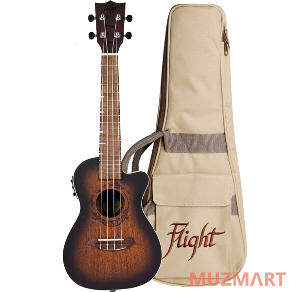 Flight DUC380 CEQ AMBER Укулеле концерт