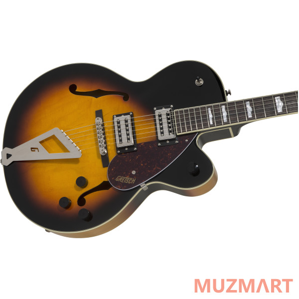 Gretsch G2420 Streamliner Hollow Body with Chromatic II, Aged Brooklyn Burst Полуакустическая электрогитара