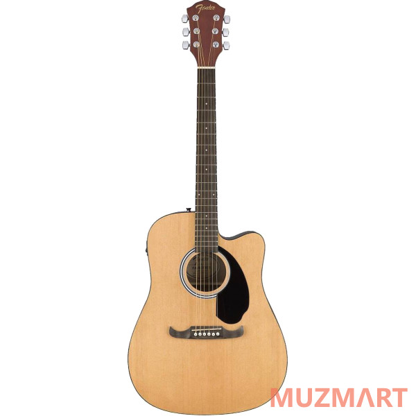 Fender FA-125CE Dreadnought, Natural Электроакустическая гитара