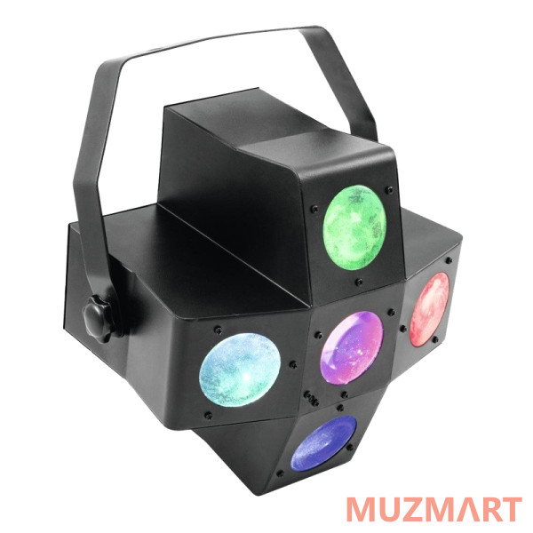 Eurolite LED PUS-7 Beam Effect Динамический эффект RGBW с широкими лучами и ИК-пультом
