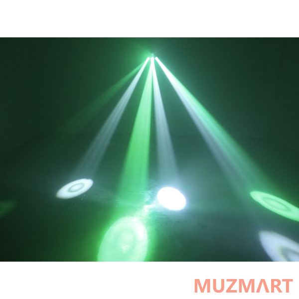 Eurolite LED PUS-7 Beam Effect Динамический эффект RGBW с широкими лучами и ИК-пультом