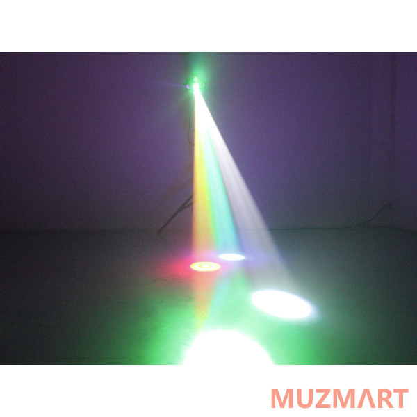 Eurolite LED PUS-7 Beam Effect Динамический эффект RGBW с широкими лучами и ИК-пультом