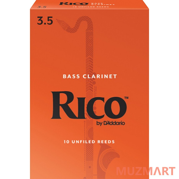 Rico REA1035 Трости для кларнета бас, размер 3.5