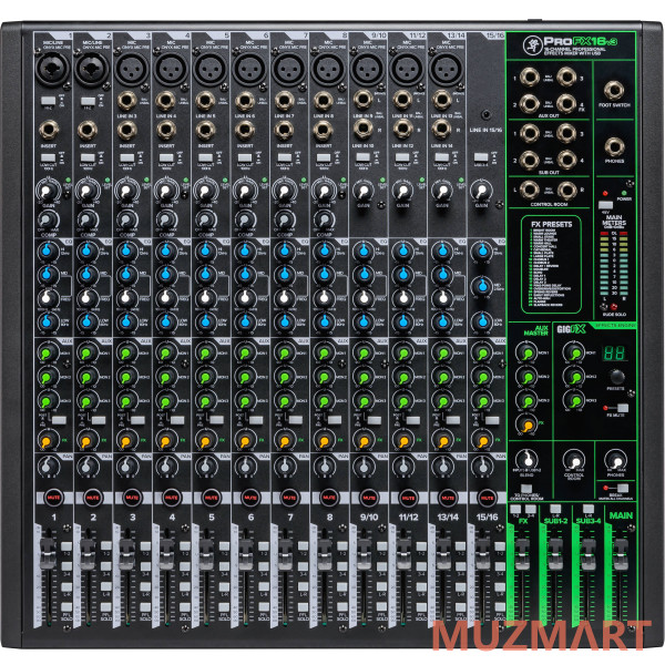 Mackie ProFX16v3 16-канальный микшер с процессором эффектов