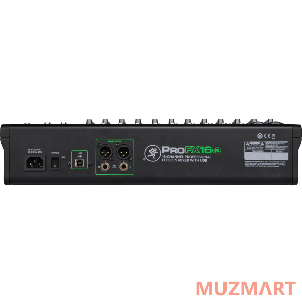 Mackie ProFX16v3 16-канальный микшер с процессором эффектов