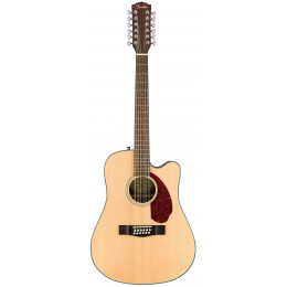 Fender CD-140SCE DREAD 12 NAT W/C 12-струнная электроакустическая гитара