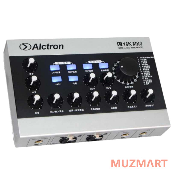 Alctron U16K-MK3 Аудиоинтерфейс USB
