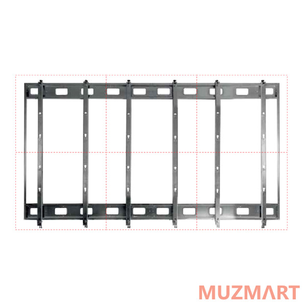 OMB Quick Wall 2*2 (black) Крепеж настеный для видеостены 46-47"