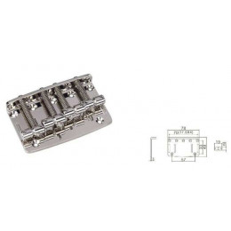 Gotoh 203B-4-С Бридж для 4-струнной бас гитары