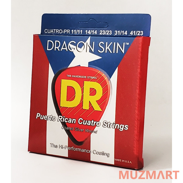 DR CUATRO-PR DRAGON SKIN Струны для пуэрториканского куатро