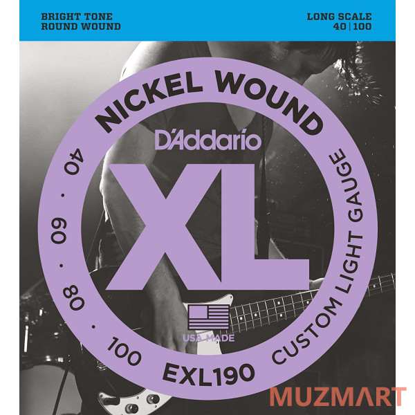 D'Addario EXL190 Струны для 4-струнной бас-гитары