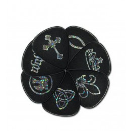 D'Andrea CP23 HV BLK Медиаторы, толщина 0.96 мм, 72 шт