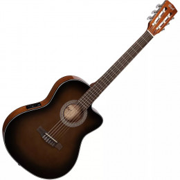 Cort JADE-E-Nylon-DBB Jade Series Классическая гитара со звукоснимателем