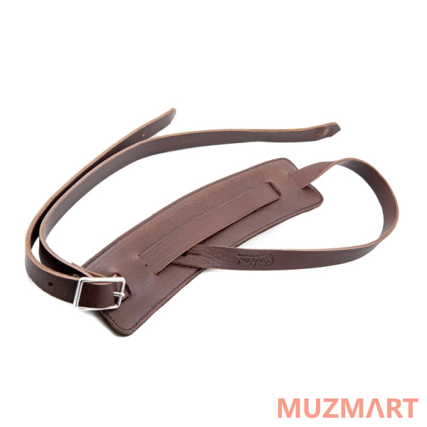RightOn Straps 8401050040350 Steady Leathercraft Slim Brown Ремень для гитары