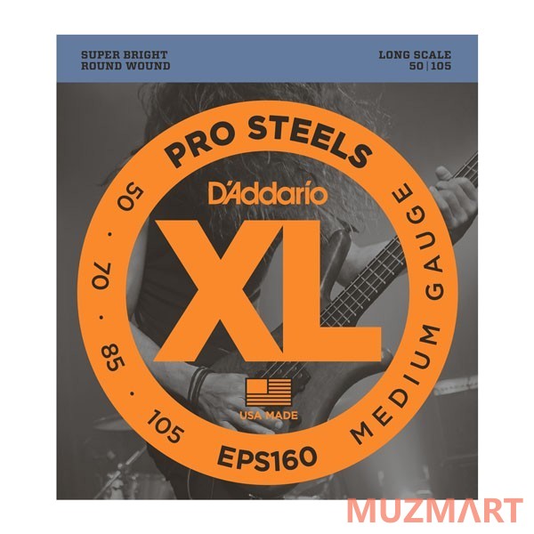 D'Addario EPS160 Струны для 4-х струнной бас гитары