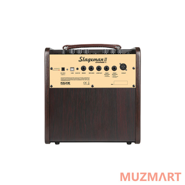 NUX AC-80 Stageman II Комбоусилитель для акустической гитары, 80Вт