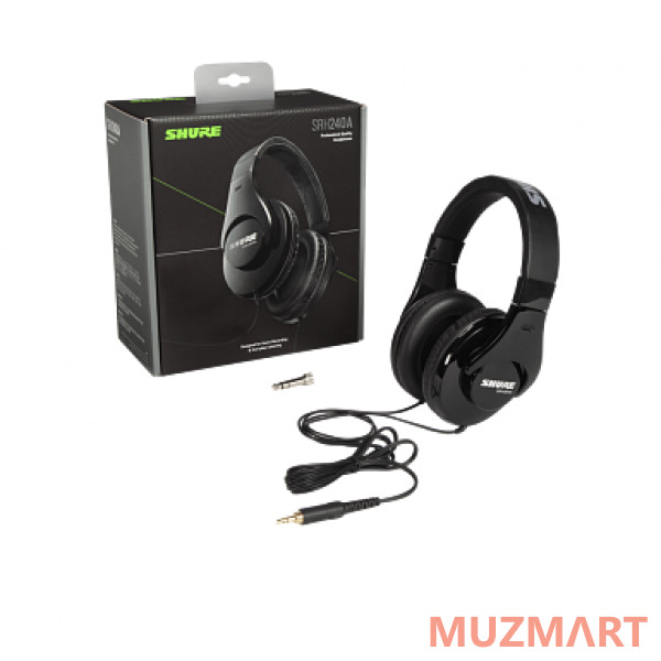 Shure SRH240A-BK-EFS Профессиональные закрытые наушники