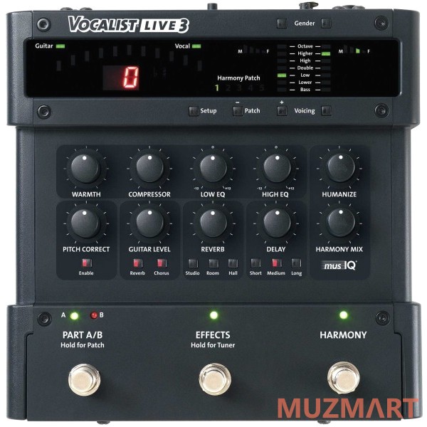 Digitech Live 3 Напольный вокальный процессор