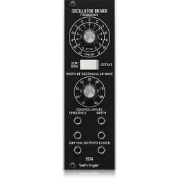 Behringer 921A OSCILLATOR DRIVER модуль синтезатора: регулятор частоты октавных и полутоновых частот, генератор прямоугольной волны, формат Eurorack