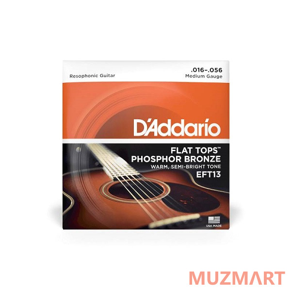 D'Addario EFT-13 Cтруны для резонаторной гитары