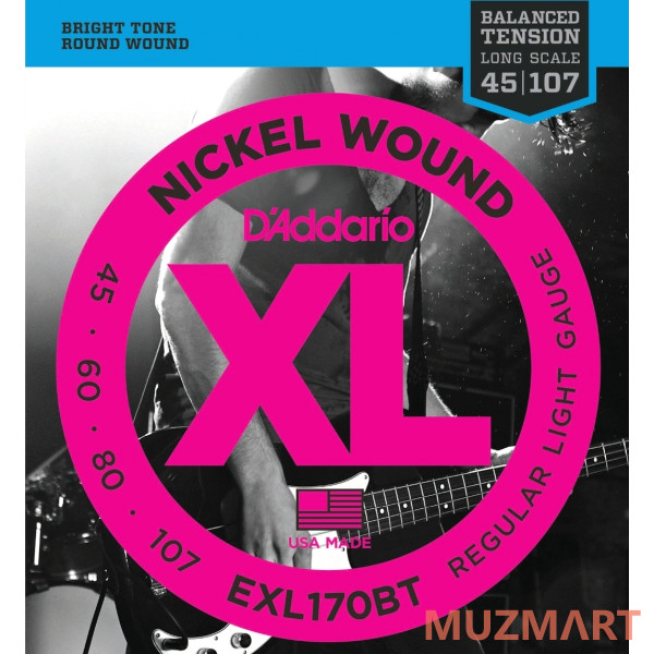 D'Addario EXL170BT Комплект струн для бас-гитары