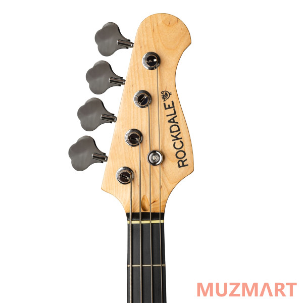 Rockdale Stars JB Bass Black Бас-гитара типа джаз бас, цвет черный