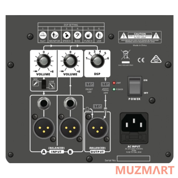 Wharfedale Pro DVP-AX12 Профессиональная активная акустическая система