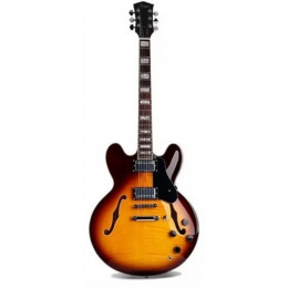 Smiger S-G16-SB Полуакустическая гитара Semi-Hollow