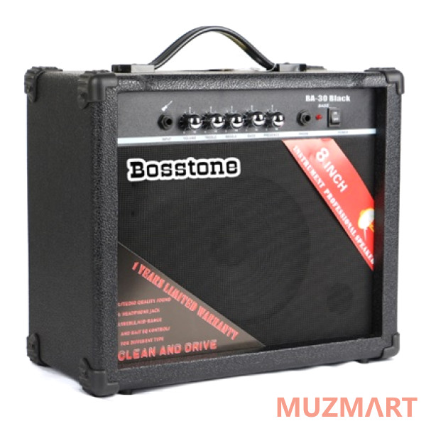 Bosstone BA-30W Black Комбоусилитель для бас гитары