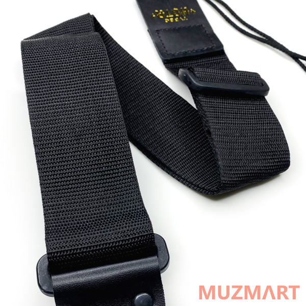 1221 TN5-020-BLK Ремень для гитары, нейлон, черный